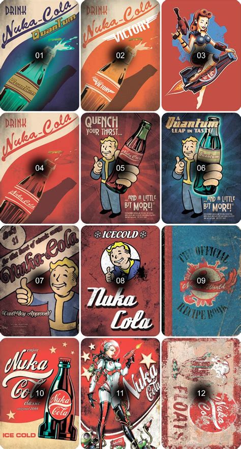 Fallout Nuka Cola Vinyl Stickers Etsy