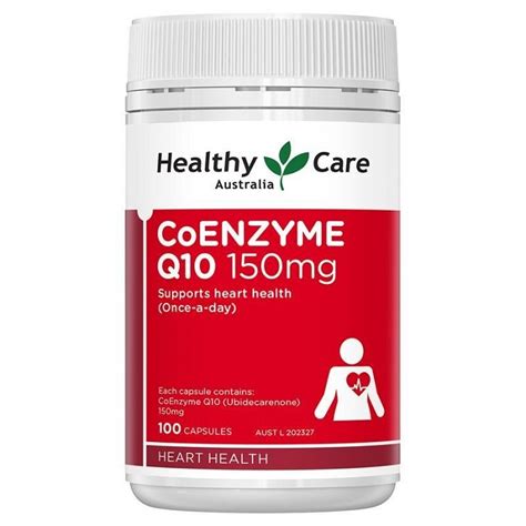 Healthy Care CoEnzyme Q10 150mg 100 Capsules I Natonic