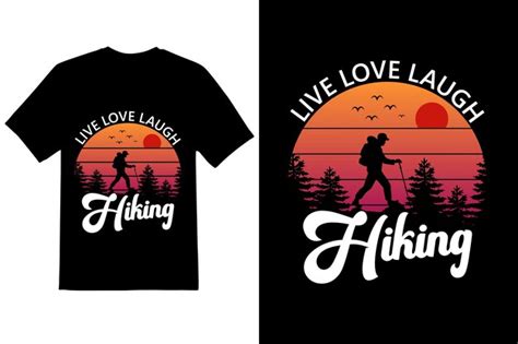 Premium Vector Hiking T Shirt Design