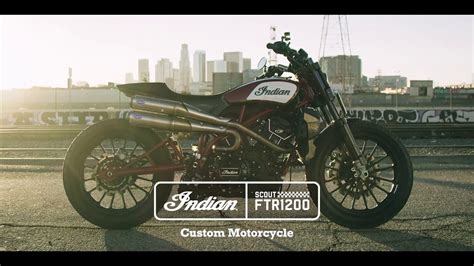 Scout Ftr1200 Custom Indian Motorcycle Youtube