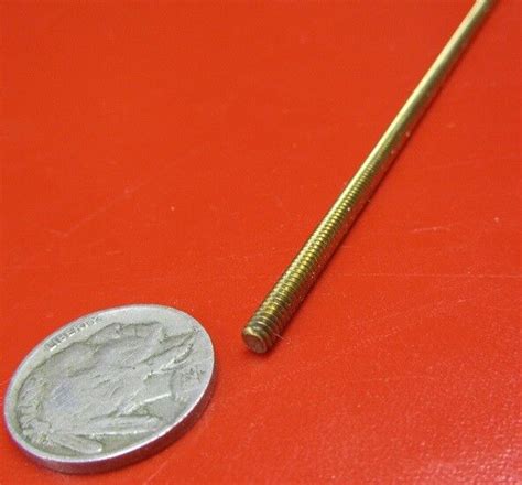 Threaded Brass Rods Rh 6 32 X 2 Foot Length 5 Units Ebay