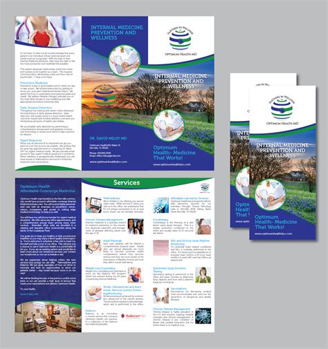 Serious Professional Life Coaching Brochure Design For Optimum Health