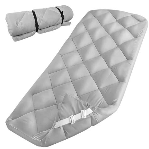 75 in. Microfiber Camping Sleeping Comfortable Cot Mattress Pad Soft ...