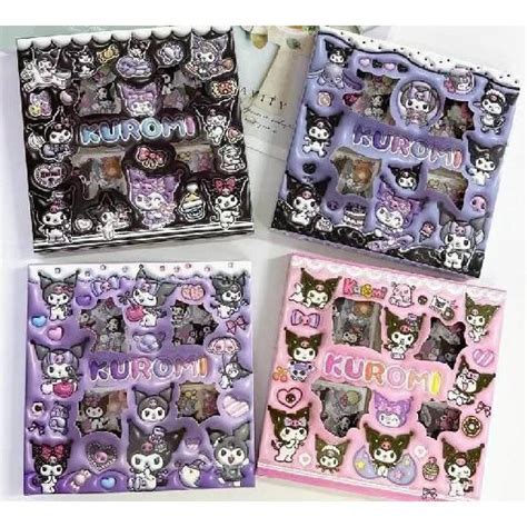 Jual 100 Lembar Sticker Lucu 2D Sanrio Karakter Kuromi Dan Melody