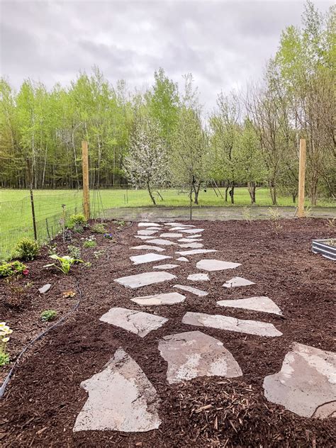 How To Lay A Flagstone Pathway Flagstone Pathway Stone Pathways Diy