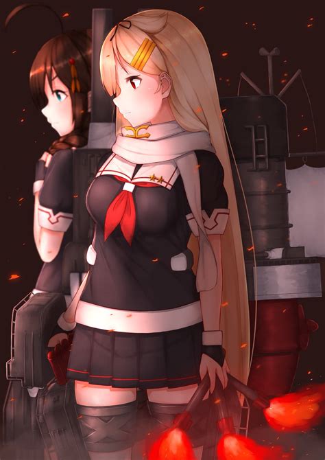 時雨 艦これ 夕立 艦これ 夕立改二 「夕立「パーティーはもうおしまいよ 」 トドメを刺す前の夕立 」 ていえむ＠skeb募集中のイラスト