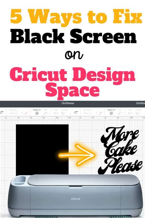 Cricut Design Space Black Heres How To Fix It Paper Flo Designs