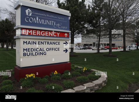 Munster, Indiana, USA. 2nd May, 2014. The Community Hospital in Munster ...