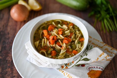 30 Minute Vegetable Noodle Soup Simply Lebanese