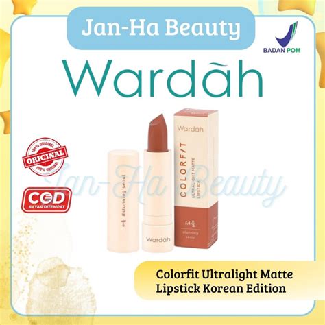 Jual Wardah Colorfit Ultralight Matte Lipstick Ringan Dan Lembut Di