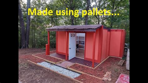 How To Build A Pallet Shed Part 12 YouTube