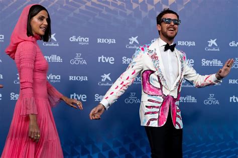 Premios Goya 2023La actriz macarena gómez posa con su marido aldo