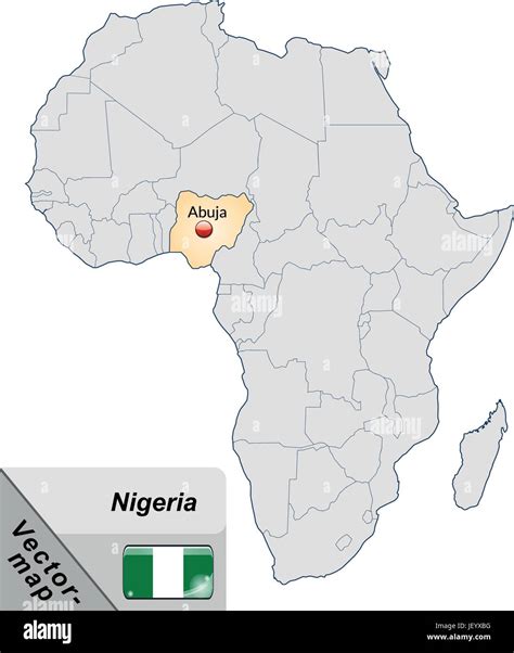 Map Of Africa Nigeria