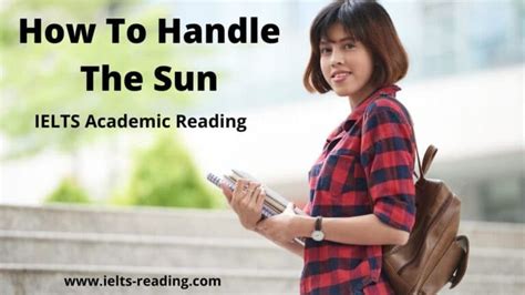 How To Handle The Sun IELTS Reading Academic