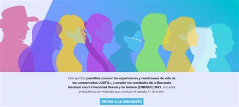 Inegi Inicia Encuesta Nacional Sobre Diversidad Sexual Y De G Nero Web