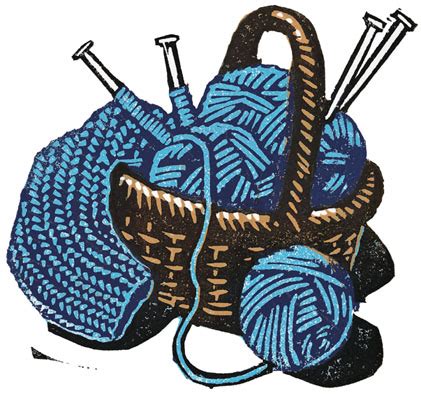 Crocheting And Knitting Clipart