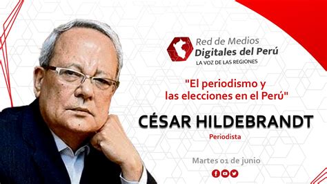 Entrevista A César Hildebrandt No Espero Nada De Estas Elecciones