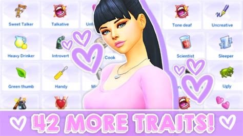 42 New Custom Traits😱😍 Trait Bundle Sims 4 Traits Sims 4