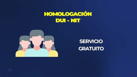 Conozca más detalles sobre la homologación del DUI y el NIT YouTube