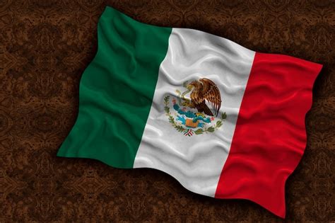 Premium Photo | National flag of mexico background with flag of mexico