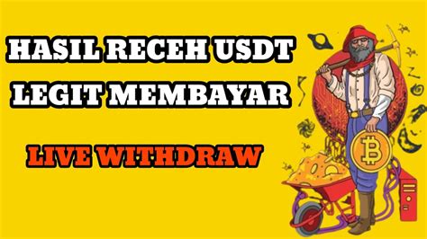 Live Withdraw Tokopediausdt Garapan Penghasil Usdt Legit Terbukti