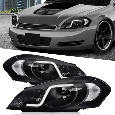 G Plus Led Drl Headlights Assembly Bumper Headlamps Fit For 2003 2006 Chevy Avalanche 1500 2500