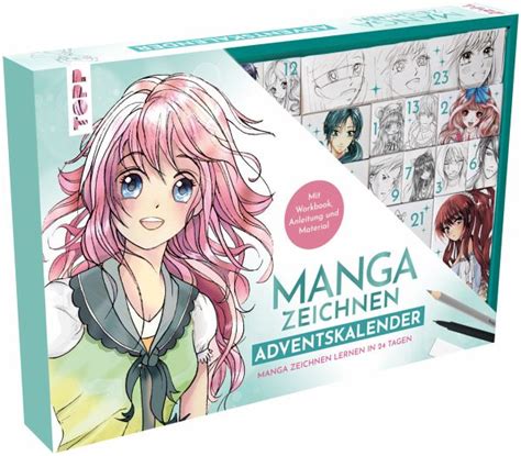 Manga Zeichnen Adventskalender Manga Zeichnen Lernen In 24 Tagen Mit