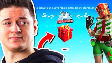 Apriamo Il Primo Regalo Di Natale Su Fortnite Mezz Inverno Youtube