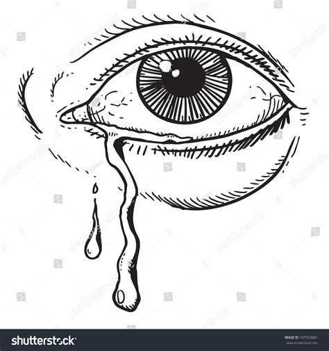 Eye With Tears Sketch: Over 1,424 Royalty-Free Licensable Stock Vectors ...