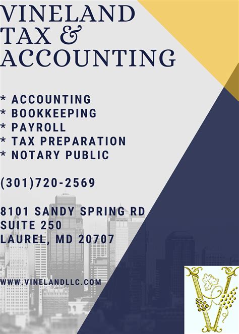 Vineland Tax & Accounting | Laurel MD