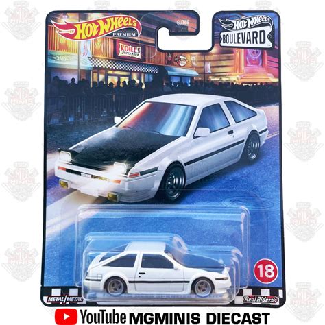 Hot Wheels Toyota Ae Sprinter Trueno Boulevard Car Culture Mgminis