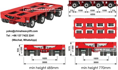 Modular Trailers Hydraulic Multi Axle Trailer China Heavy Lift