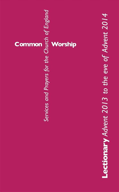 Buy Common Worship Lectionary Large Format Common Worship Services