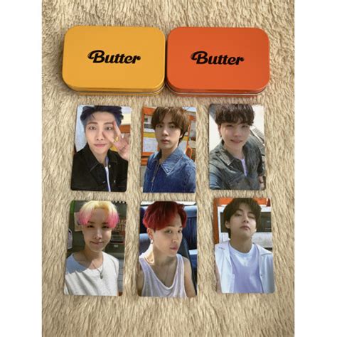 Jual Ready Stock Bts Butter Pob Weverse Photocard Tin Case Jhope