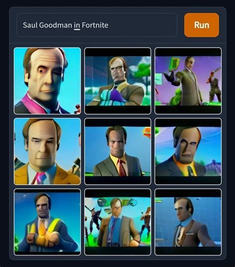 Saul Goodman in Fortnite Run - iFunny