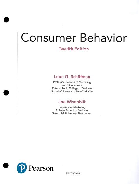 Consumer Behavior 12th Edition Student Value Edition By Leon G