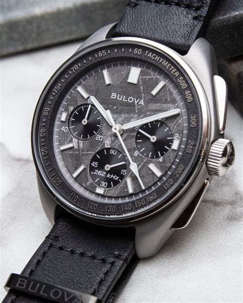 Hands On Bulova Lunar Pilot Meteorite Limited Edition Watch ABlogtoWatch