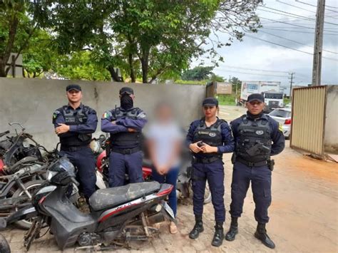 Guarda Municipal Recupera No Bairro Dos Min Rios Moto Que Foi Roubada