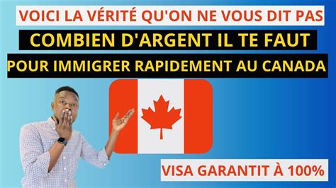 Voici Combien D Argent Il Te Faut Exactement Pour Immigrer Au Canada