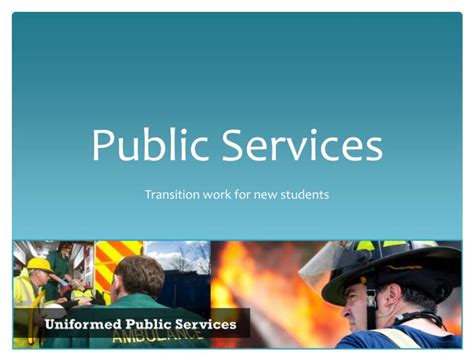 Ppt Public Services Powerpoint Presentation Free Download Id2671443