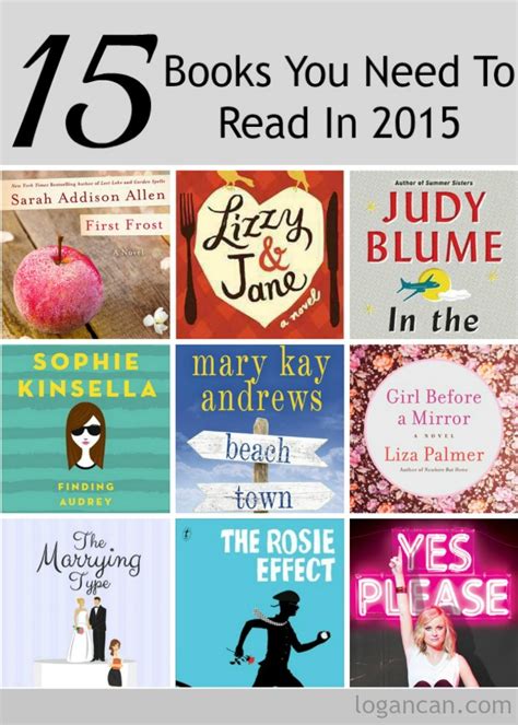 15 Books You Should Read In 2015 - Logan Can