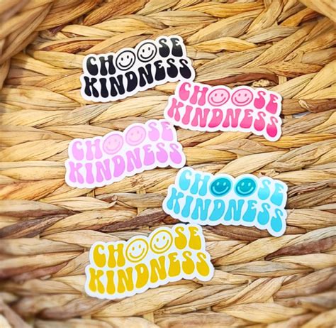 Choose Kindness Happy Sticker – LittleMissLovelyCreations