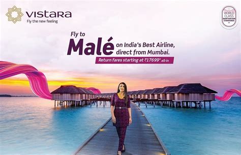 Vistara Announces Direct Flights Between Mumbai And Malé From March 03