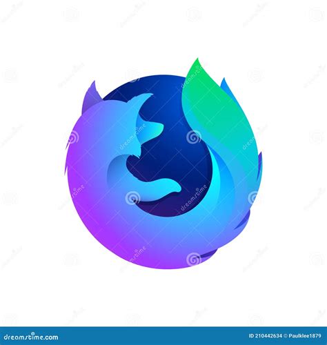 Mozilla Firefox Developer Edition Logo Editorial Illustrative on White ...