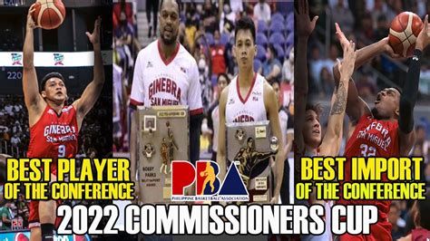 SCOTTIE THOMPSON JUSTIN BROWNLEE PBA 2022 Commissioner S Cup BEST