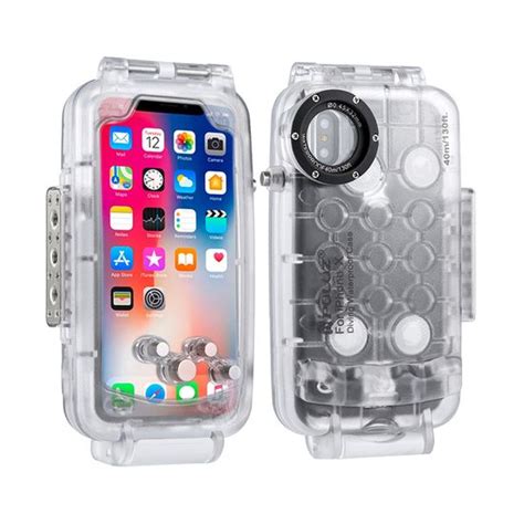 Coque De Plong E Tanche Pour Iphone X Rncyn Transparent