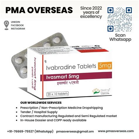 Ivabradine Tablets 5 Mg At Rs 195 Stripe Ivabradine Tablets In Nagpur