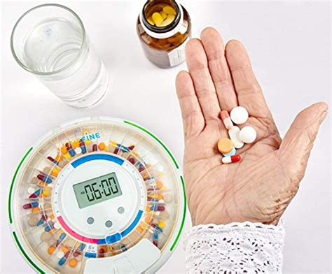 Live Fine Bluetooth Pill Dispenser, Automatic 28 Day Pill Delivery ...