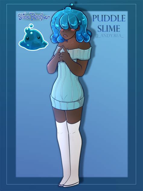 Slime Rancher Slimes As Humans Puddle Slime By Andyyrea On Deviantart