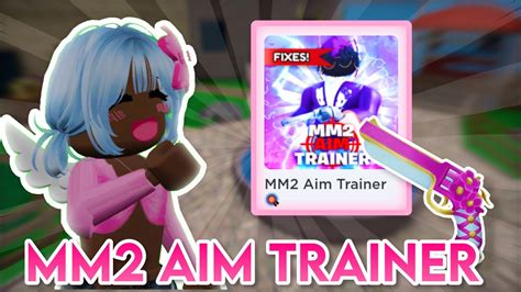 Trying Out Mm2 Aim Trainer 🎯 Starrymelody Youtube